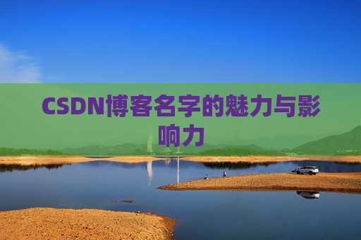 CSDN博客名字的魅力与影响力